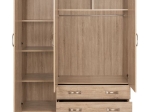 ΝΤΟΥΛΑΠΑ 3ΦΥΛΛΗ CARLY HM384.02 ΜΕ ΔΥΟ ΣΥΡΤΑΡΙΑ SONAMA 150X55Χ180Υεκ.