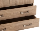 ΝΤΟΥΛΑΠΑ 3ΦΥΛΛΗ CARLY HM384.02 ΜΕ ΔΥΟ ΣΥΡΤΑΡΙΑ SONAMA 150X55Χ180Υεκ.