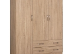 ΝΤΟΥΛΑΠΑ 3ΦΥΛΛΗ CARLY HM384.02 ΜΕ ΔΥΟ ΣΥΡΤΑΡΙΑ SONAMA 150X55Χ180Υεκ.