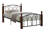 ΚΡΕΒΑΤΙ SUZIE ΜΕΤΑΛΛΟ ΞΥΛΟ ΜΟΝΟ ΣΤΡΩΜΑ 90x190 εκ. HM389