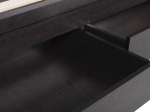 ΚΡΕΒΑΤΙ ΜΕΛΑΜΙΝΗΣ CAPRI HM399.11 ΜΕ 2ΣΥΡΤΑΡΙΑ-WENGE- ΓΙΑ ΣΤΡΩΜΑ 160x200εκ.
