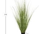 ΔΙΑΚΟΣΜΗΤΙΚΟ ΣΥΝΘΕΤΙΚΟ ΦΥΤΟ HM4017 BRISTLEGRASS ΣΕ ΓΛΑΣΤΡΑ 173Υεκ.