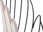 ΔΙΑΚΟΣΜΗΤΙΚΟ ΤΟΙΧΟΥ ΣΕΤ 2ΤΜΧ ΦΤΕΡΑ HM4223 MDF ΣΕ ΛΕΥΚΟ-ΜΑΥΡΟ ΜΕΤΑΛΛΟ 39x1,5x92Υ εκ.