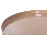 ΤΡΑΠΕΖΙ ΒΟΗΘΗΤΙΚΟ ΣΤΡΟΓΓΥΛΟ UTRI HM4384.10 ΜΕΤΑΛΛΟ ΣΕ ΣΟΜΟΝ-ΜΠΕΖ Φ35,5x44,5Υ εκ.