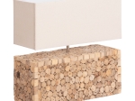 ΕΠΙΤΡΑΠΕΖΙΟ ΦΩΤΙΣΤΙΚΟ TWIGGY HM4437 DRIFTWOOD & ΛΕΥΚΟ ΚΑΠΕΛΟ 50.5x16x45.5Υεκ.