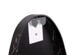ΚΑΘΡΕΠΤΗΣ ΤΟΙΧΟΥ CRITHER HM4486.01 ΜΕ ΠΛΑΙΣΙΟ MDF ΣΕ BLACK MARBLE ΧΡΩΜΑ 49x140Υεκ.