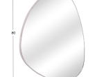 ΚΑΘΡΕΠΤΗΣ ΤΟΙΧΟΥ IRREGU HM4487.05 ΜΕ ΠΛΑΙΣΙΟ MDF ΣΕ WHITE MARBLE ΧΡΩΜΑ 60x80Υεκ.
