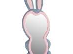 ΠΑΙΔΙΚΟΣ ΚΑΘΡΕΦΤΗΣ ΔΑΠΕΔΟΥ BUNNY HM4489.02 MDF ΡΟΖ & ΜΠΛΕ-ΜΑΥΡΟ STAND 80x162Υεκ.