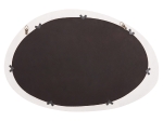 ΚΑΘΡΕΠΤΗΣ ΤΟΙΧΟΥ ΟΒΑΛ ΣΕΙΡΑ SANTORINI HM4514 MDF ΣΕ ΥΠΟΛΕΥΚΟ 48x3,2x60Υεκ