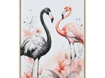 ΠΙΝΑΚΑΣ TOIXOY FLAMINGOS HM4562 ΜΕ ΚΟΡΝΙΖΑ ΜΠΕΖ-ΚΑΜΒΑΣ ΕΚΤΥΠΩΣΗ 52,5x2,8x72,5Υεκ.