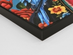 ΠΙΝΑΚΑΣ TOIXOY PARROTS HM4567 ΜΕ ΚΟΡΝΙΖΑ ΜΑΥΡΗ-ΚΑΜΒΑΣ ΕΚΤΥΠΩΣΗ 82x4,5x82Υεκ.