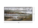ΠΙΝΑΚΑΣ ΤΟΙΧΟΥ SEDIMENT HM4575.01 ΜΕ ΚΟΡΝΙΖΑ ΜΑΥΡΗ-ΚΑΜΒΑΣ 142x4.5x72Υεκ