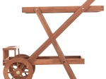 ΔΙΣΚΟΣ ΣΕΡΒΙΡΙΣΜΑΤΟΣ ΣΕ ΤΡΟΛΕΥ ALFRED HM4579 ΞΥΛΟ TEAK--ΦΥΣΙΚΟ 86x56x80Υεκ.