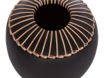 ΕΠΙΤΡΑΠΕΖΙΟ ΔΙΑΚΟΣΜΗΤΙΚΟ ΒΑΖΟ LENNOX HM4675.01L TΕΡΑΚΟΤΑ ΣΕ ΜΑΥΡΟ--Φ22x20Υεκ.