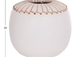 ΕΠΙΤΡΑΠΕΖΙΟ ΔΙΑΚΟΣΜΗΤΙΚΟ ΒΑΖΟ LENNOX HM4675.02L TΕΡΑΚΟΤΑ ΣΕ ΛΕΥΚΟ--Φ22x20Υεκ.