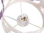 ΦΩΤΙΣΤΙΚΟ ΟΡΟΦΗΣ ΠΑΙΔΙΚΟ LEPTIR HM4705.02 ΜΕΤΑΛΛΙΚΟ ΜΩΒ-ΛΕΥΚΟ Φ23x70Υεκ.