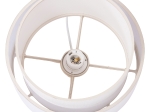 ΦΩΤΙΣΤΙΚΟ ΟΡΟΦΗΣ ΚΥΛΙΝΔΡΙΚΟ KRIKS HM4707.01 PVC ΣΕ ΛΕΥΚΟ Φ30x70Υεκ.