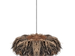 ΦΩΤΙΣΤΙΚΟ ΟΡΟΦΗΣ ORDEM HM4715 ΚΑΠΕΛΟ ΙΝΕΣ SISAL & ΜΠΑΝΑΝΑΣ-ΜΑΥΡΟ & ΦΥΣΙΚΟ Φ75εκ