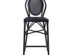 ΣΚΑΜΠΟ ΑΛΟΥΜΙΝΙΟΥ AZARIA HM5060 BAMBOO LOOK ΜΑΥΡΟ ΜΕ TEXTLINE 44x52x115Υεκ.