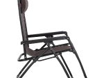 ΠΟΛΥΘΡΟΝΑ RELAX COMPANION HM5095.13 ΚΑΦΕ TEXTILENE-ΜΑΥΡΟ ΜΕΤΑΛΛΟ 67x145x110Υεκ.