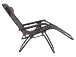ΠΟΛΥΘΡΟΝΑ RELAX COMPANION HM5095.13 ΚΑΦΕ TEXTILENE-ΜΑΥΡΟ ΜΕΤΑΛΛΟ 67x145x110Υεκ.