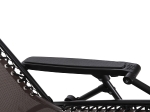 ΠΟΛΥΘΡΟΝΑ RELAX COMPANION HM5095.13 ΚΑΦΕ TEXTILENE-ΜΑΥΡΟ ΜΕΤΑΛΛΟ 67x145x110Υεκ.