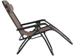 ΠΟΛΥΘΡΟΝΑ RELAX COMPANION HM5095.14 ΣΑΜΠΑΝΙ TEXTILENE-ΜΑΥΡΟ ΜΕΤΑΛΛΟ 67x145x110Υεκ.