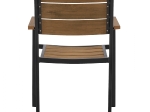 ΠΟΛΥΘΡΟΝΑ ΑΛΟΥΜΙΝΙΟΥ SAGA ΑΝΘΡΑΚΙ ΜΕ POLYWOOD HM5127.02 55x56x85Υεκ.