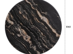 ΕΠΙΦΑΝΕΙΑ ΤΡΑΠΕΖΙΟΥ Φ60Χ2.5εκ. 5787 WERZALIT BLACK GOLD MARBLE HM5227.15