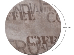 ΕΠΙΦΑΝΕΙΑ ΤΡΑΠΕΖΙΟΥ 710 WERZALIT Φ70  ΣΕ COFFEE BROWN ΧΡΩΜΑ HM5228.06