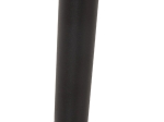 ΤΡΑΠΕΖΙ ΟΡΘΟΓΩΝΙΟ ALLEGRA HM5537.11 ΜΕΤΑΛ.ΜΑΥΡΟ-P.E. RATTAN ΦΥΣΙΚΟ 139,5x79,5x73Υεκ.