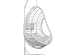 ΚΡΕΜΑΣΤΗ ΠΟΛΥΘΡΟΝΑ ΦΩΛΙΑ CALLIE HM5541.03 ΜΕ ΛΕΥΚΟ WICKER & ΜΑΞΙΛΑΡΙΑ Φ105Χ195Υ εκ.