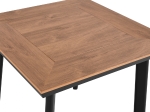 ΤΡΑΠΕΖΙ ΑΛΟΥΜΙΝΙΟΥ TABER ΑΝΘΡΑΚΙ ΜΕ ΕΠΙΦΑΝΕΙΑ POLYWOOD HM5563.02 80x80x73Υεκ.