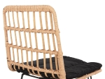 ΣΚΑΜΠΟ ΜΕΣ.ΥΨΟΥΣ ALLEGRA HM5643.11 ΜΕΤΑΛΛΟ&ΜΑΞΙΛΑΡΙ ΜΑΥΡΟ-WICKER ΜΠΕΖ 50x55x103Υεκ.