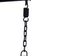 ΚΡΕΜΑΣΤΗ ΦΩΛΙΑ LUCIA HM5676.04 ΜΠΕΖ WICKER & ΜΑΥΡΟ ΜΕΤΑΛΛΟ Φ95Χ195Υεκ.