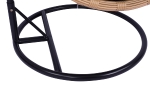 ΚΡΕΜΑΣΤΗ ΦΩΛΙΑ LUCIA HM5676.04 ΜΠΕΖ WICKER & ΜΑΥΡΟ ΜΕΤΑΛΛΟ Φ95Χ195Υεκ.