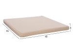 ΜΑΞΙΛΑΡΙ ΚΑΡΕΚΛΑΣ POLYESTER CHIOS ΜΠΕΖ HM11240.01P 45X45X4κ.