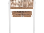 ΠΟΛΥΘΡΟΝΑ ΑΛΟΥΜΙΝΙΟΥ STER HM5786.11 ΛΕΥΚΗ-ΣΥΝΘ.RATTAN ΜΠΕΖ 55,5x53x78Υεκ.