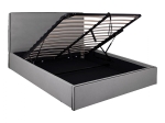 ΚΡΕΒΑΤΙ ALLIE HM584.01 160x200 εκ. ΜΕ ΑΠΟΘΗΚΕΥΤΙΚΟ ΧΩΡΟ ΓΚΡΙ ΥΦΑΣΜΑ