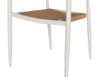 ΠΟΛΥΘΡΟΝΑ ΑΛΟΥΜΙΝΙΟΥ GRET HM5854.01 ΛΕΥΚΗ PE RATTAN ΜΠΕΖ 56x55,5x78Υεκ.