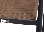 ΠΟΛΥΘΡΟΝΑ ΑΛΟΥΜΙΝΙΟΥ GRET HM5854.02 ΑΝΘΡΑΚΙ PΕ RATTAN ΜΠΕΖ 56x55,5x78Υ εκ.