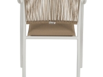 ΠΟΛΥΘΡΟΝΑ ΑΛΟΥΜΙΝΙΟΥ ΛΕΥΚΟ ΜΕ PE RATTAN WICKER HM5856.01 57x63x80Yεκ.