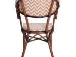 ΠΟΛΥΘΡΟΝΑ BAMBOO LOOK HM5861.03 ΚΑΦΕ-ΛΕΥΚΟ 58.5x58x82Υεκ.