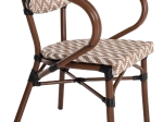 ΠΟΛΥΘΡΟΝΑ BAMBOO LOOK HM5861.03 ΚΑΦΕ-ΛΕΥΚΟ 58.5x58x82Υεκ.