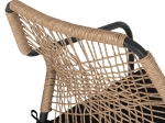 ΠΟΛΥΘΡΟΝΑ ΑΛΟΥΜΙΝΙΟΥ TROTTER HM5865.11 ΣΚΟΥΡΟΣ ΓΚΡΙ ΣΚΕΛΕΤΟΣ ΜΕ WICKER ΜΠΕΖ & ΜΑΥΡΟ ΜΑΞΙΛΑΡΙ