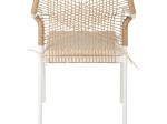 ΠΟΛΥΘΡΟΝΑ ΑΛΟΥΜΙΝΙΟΥ TROTTER HM5865.12 ΛΕΥΚΟΣ ΣΚΕΛΕΤΟΣ ΜΕ WICKER ΜΠΕΖ & ΕΚΡΟΥ ΜΑΞΙΛΑΡΙ