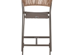 ΣΚΑΜΠΟ ΑΛΟΥΜΙΝΙΟΥ ΣΑΜΠΑΝΙ ΜΕ ΜΠΡΑΤΣΑ RATTAN & TEXTLINE 56x58x105Yεκ.HM5892.23