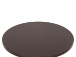 ΤΡΑΠΕΖΙ ΣΤΡΟΓΓΥΛΟ GOSS HM5974.02 ΑΛΟΥΜΙΝΙΟ ΚΑΦΕ Φ60x70Υεκ.