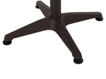 ΤΡΑΠΕΖΙ ΣΤΡΟΓΓΥΛΟ GOSS HM5974.02 ΑΛΟΥΜΙΝΙΟ ΚΑΦΕ Φ60x70Υεκ.