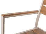 ΠΟΛΥΘΡΟΝΑ ΑΛΟΥΜΙΝΙΟΥ SAGA HM5981.04 ΣΑΜΠΑΝΙ-POLYWOOD ΣΕ ΦΥΣΙΚΟ 55x55x86Υεκ.